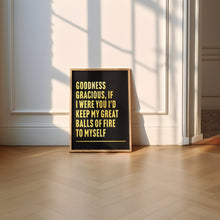 Load image into Gallery viewer, Balls Of Fire Jerry Lee Lewis Print