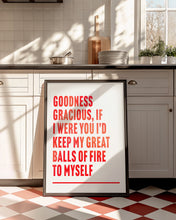 Load image into Gallery viewer, Balls Of Fire Jerry Lee Lewis Print