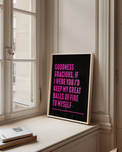 Load image into Gallery viewer, Balls Of Fire Jerry Lee Lewis Print