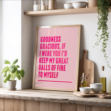 Load image into Gallery viewer, Balls Of Fire Jerry Lee Lewis Print