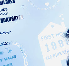 Load image into Gallery viewer, 25th Silver Wedding Anniversary Story Of Us Print