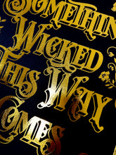 Load image into Gallery viewer, Gothic Typographic Foil Print