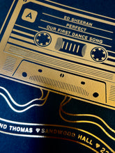 Load image into Gallery viewer, Cassette Tape Song Print