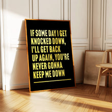 Load image into Gallery viewer, I Get Knocked Down Chumbawamba Print