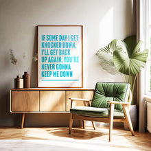 Load image into Gallery viewer, I Get Knocked Down Chumbawamba Print