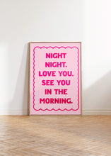 Load image into Gallery viewer, Night Night Print