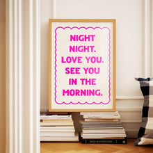 Load image into Gallery viewer, Night Night Print