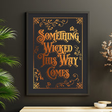 Load image into Gallery viewer, Gothic Typographic Foil Print