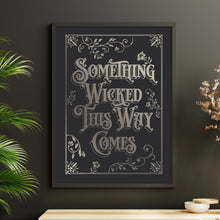 Load image into Gallery viewer, Gothic Typographic Foil Print