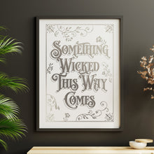 Load image into Gallery viewer, Gothic Typographic Foil Print