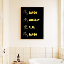 Load image into Gallery viewer, Twat Sign Language Print