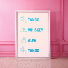 Load image into Gallery viewer, Twat Sign Language Print