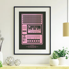 Load image into Gallery viewer, Cassette Player Favourite Song Print