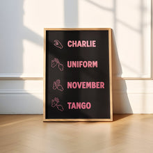 Load image into Gallery viewer, Cunt Sign Language Print