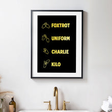 Load image into Gallery viewer, Fuck British Sign Language Print