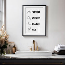 Load image into Gallery viewer, Fuck British Sign Language Print