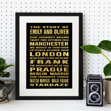 Load image into Gallery viewer, Our Story Foiled Print