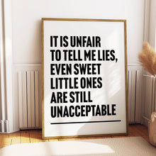 Load image into Gallery viewer, Tell Me Lies Fleetwood Mac Print