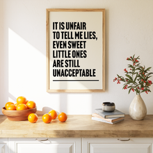 Load image into Gallery viewer, Tell Me Lies Fleetwood Mac Print