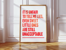Load image into Gallery viewer, Tell Me Lies Fleetwood Mac Print