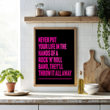 Load image into Gallery viewer, Don't Look Back In Anger Oasis Print