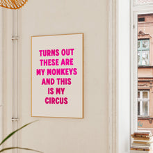 Load image into Gallery viewer, Turns Out These Are My Monkeys Print