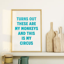 Load image into Gallery viewer, Turns Out These Are My Monkeys Print
