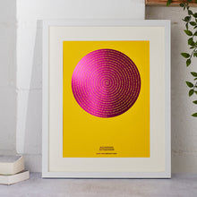 Load image into Gallery viewer, Solid Spiral Morse Code Song Lyric Print