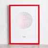Spiral Morse Code Song Lyric Print