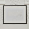 Vertical Lines Morse Code Song Lyric Print