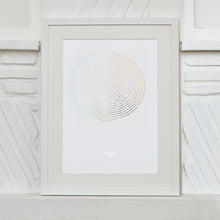 Load image into Gallery viewer, Spiral Morse Code Song Lyric Print