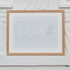 Vertical Lines Morse Code Song Lyric Print