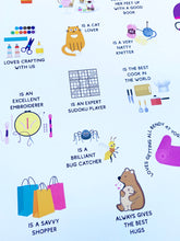 Load image into Gallery viewer, Personalised Illustrated Grandma Print