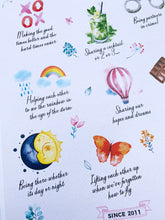 Load image into Gallery viewer, Personalised Illustrated Friend Print