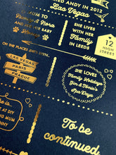 Load image into Gallery viewer, Personalised 40th Birthday My Story Print