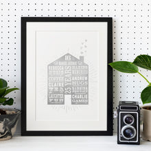 Load image into Gallery viewer, 25th Silver Wedding Anniversary Home Print