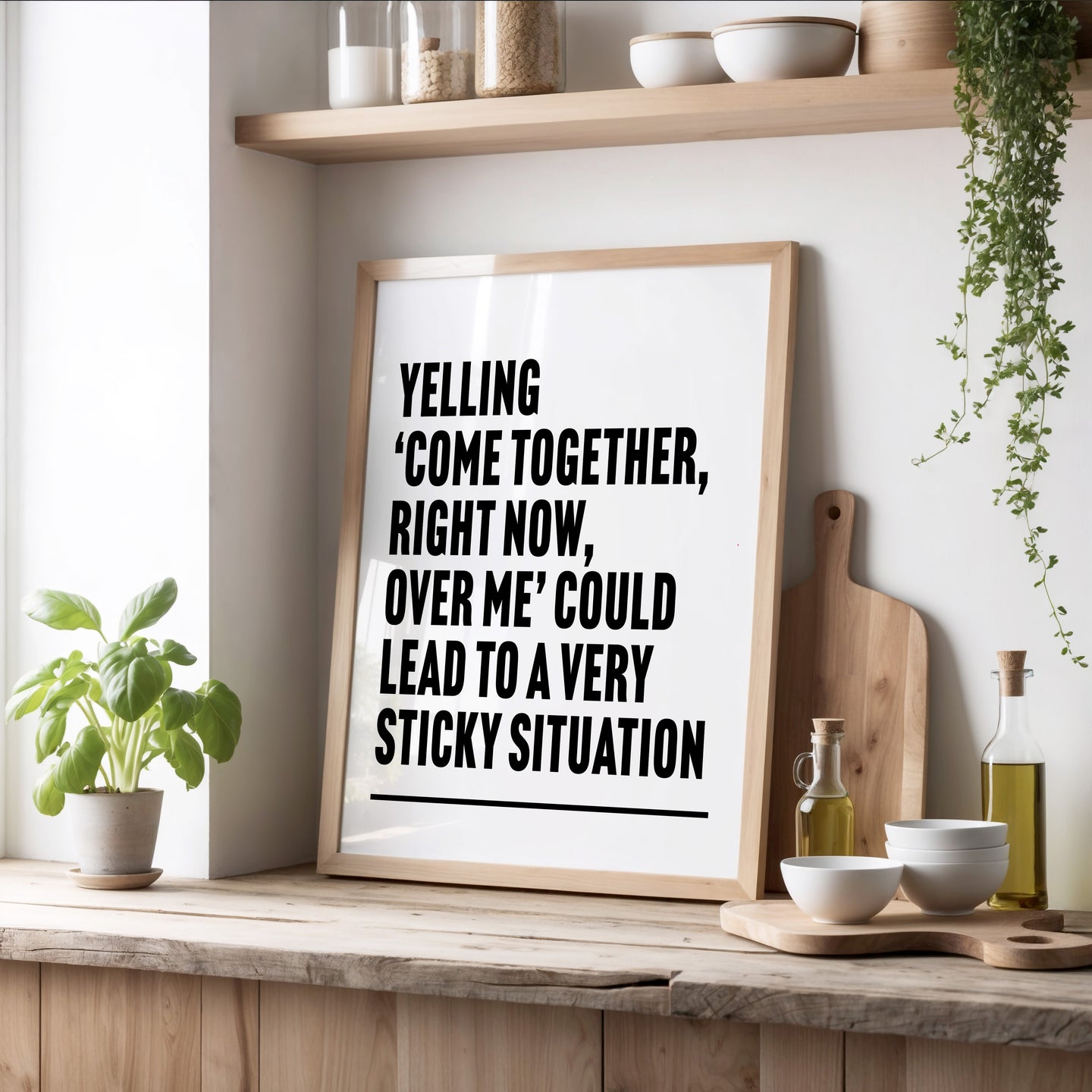 Come Together Beatles Print