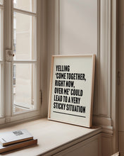 Load image into Gallery viewer, Come Together Beatles Print