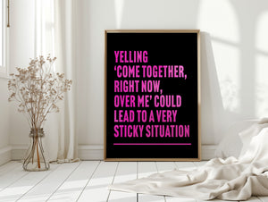 Come Together Beatles Print