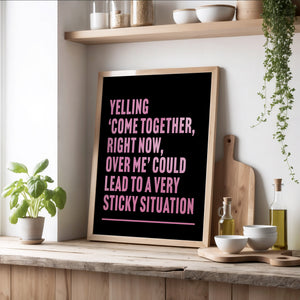 Come Together Beatles Print