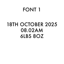 Load image into Gallery viewer, Baby Footprint Foiled Print