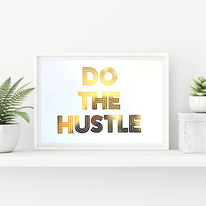 1970's Disco 'Do The Hustle' Print