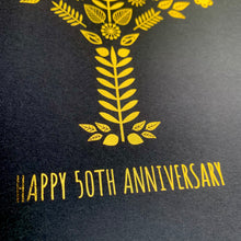 Load image into Gallery viewer, 50th Golden Anniversary Family Tree Print