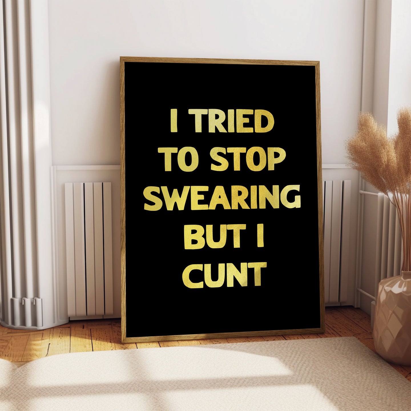 I Tried To Stop Swearing Print