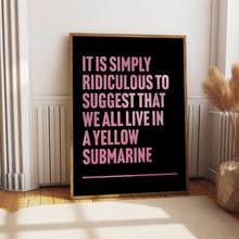 Load image into Gallery viewer, Yellow Submarine Beatles Print