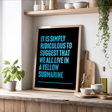 Load image into Gallery viewer, Yellow Submarine Beatles Print