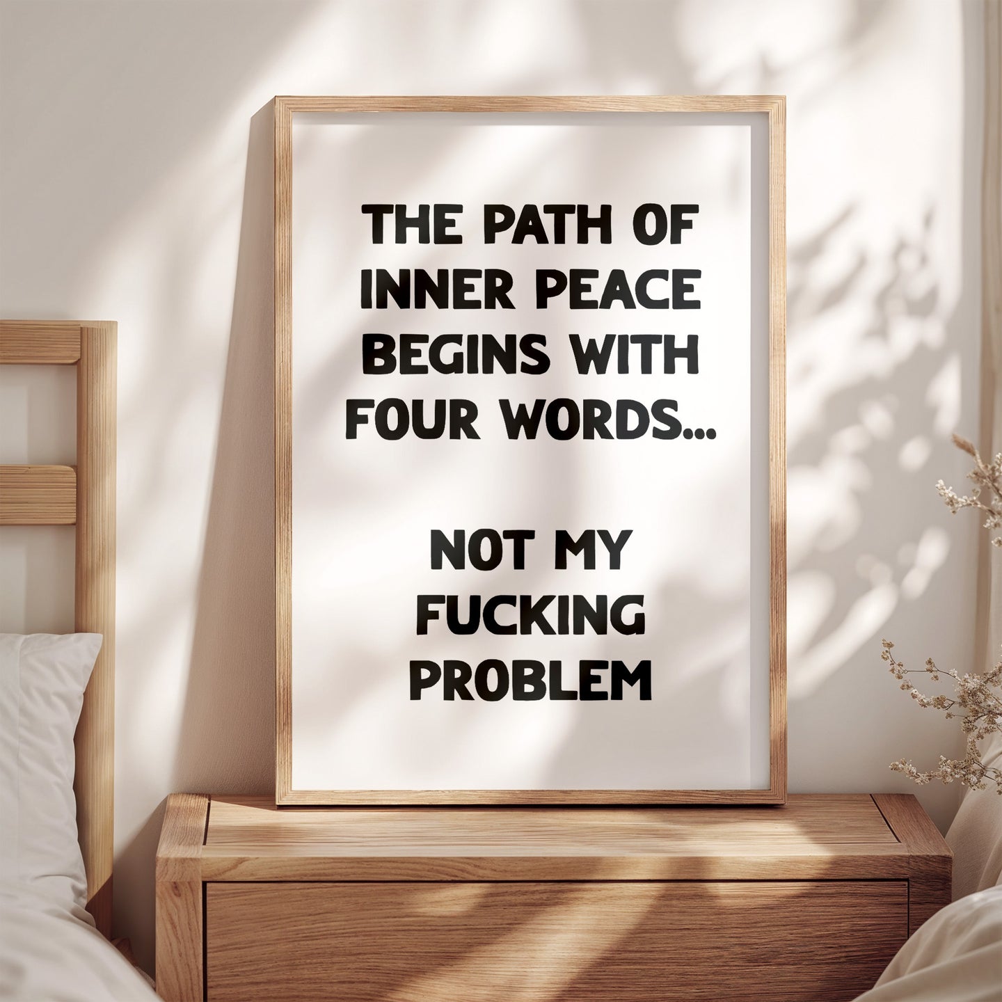 The Path Of Inner Peace Print