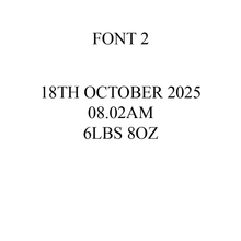 Load image into Gallery viewer, Baby Footprint Foiled Print