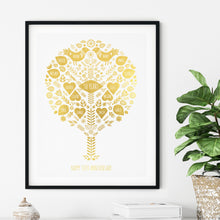 Load image into Gallery viewer, 50th Golden Anniversary Family Tree Print