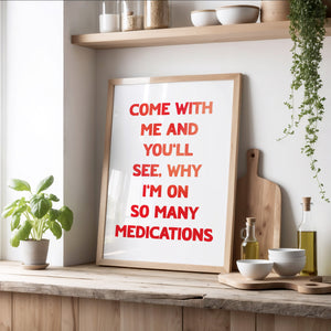 Come With Me Print